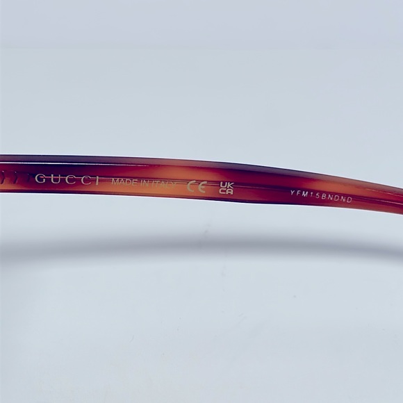 ⛔️SOLD⛔️ NWT Authentic Gucci Round Sunglasses- Black/Brown - Picture 6 of 10